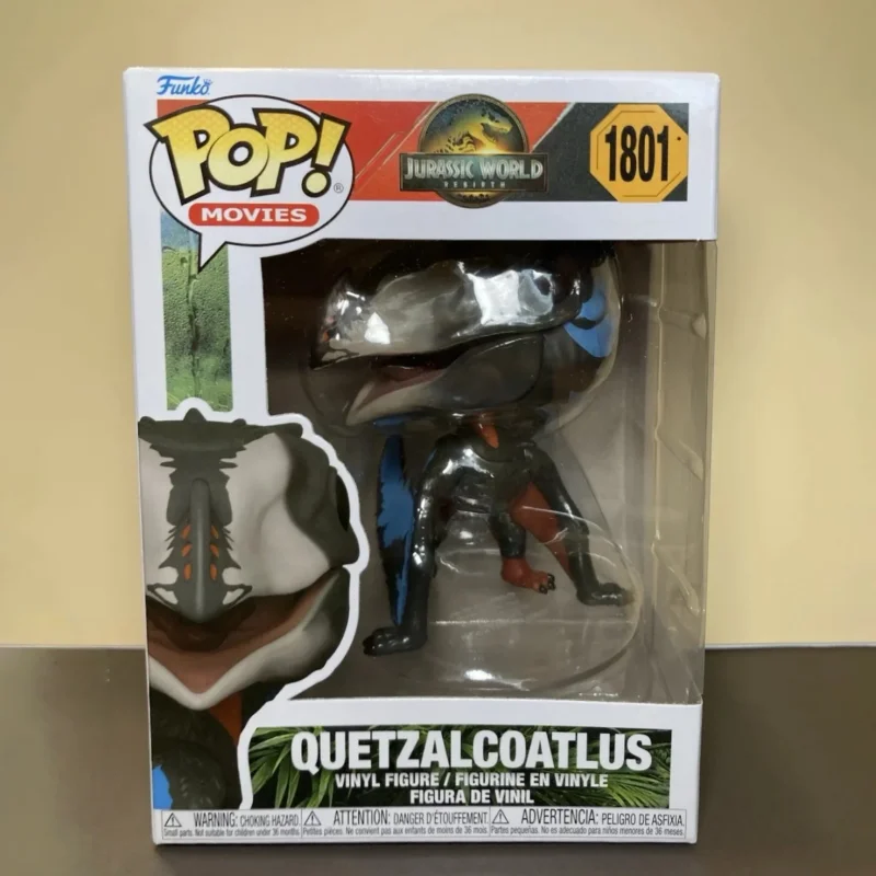 

Funko Pop Quetzalcoatlus 1801 4 Inch Figures Jurassic World 4 Dinosaur Sculpture Doll Limited Edition Collect Souvenirs Gift Toy