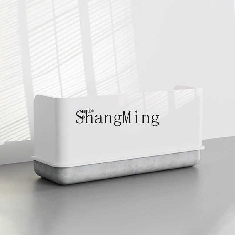

CL reception desk ins wind company front desk welcome desk, simple modern stainless steel checkout page podium
