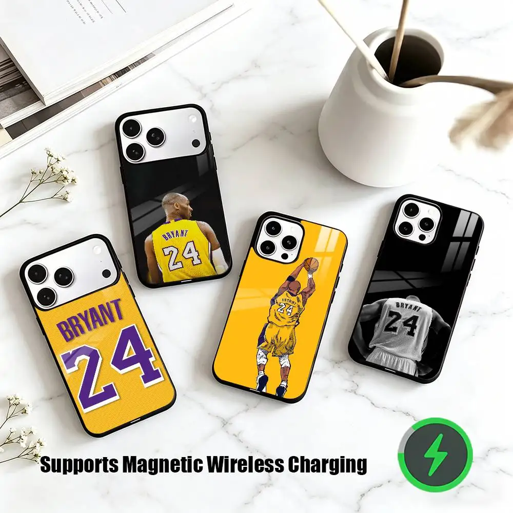 

Kobe Bryant Basketball Star Phone Case For iPhone17,16,15,14,13,12,11 Plus,Pro Allows magnetic wireless charging