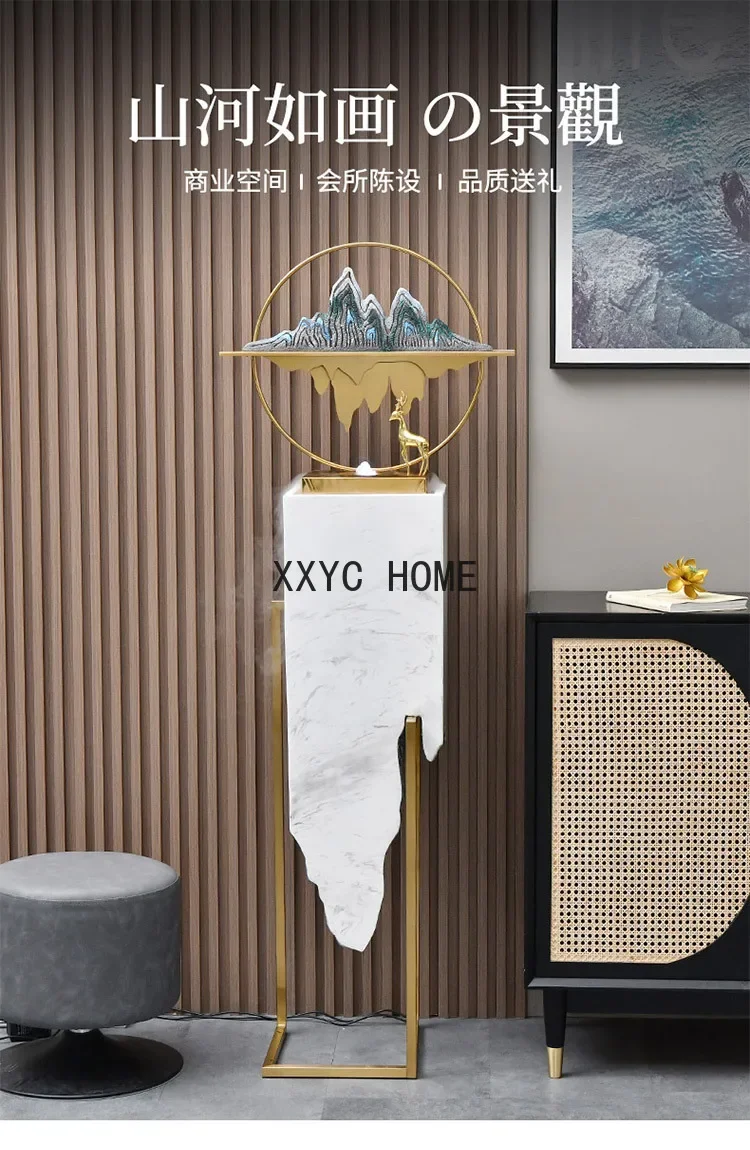 

Yy Light Luxury Art Suspension Landscape Landscape Flowing Water Humidifier Decoration Modern Decoration