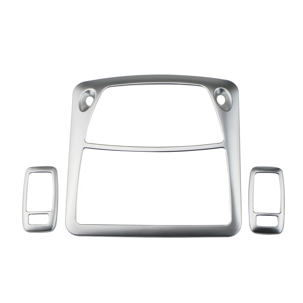 3PCS ABS Reading Light Cover For Nissan Altima Teana 2016 2017 Interior Roof Lamp Decoration Frame Cover Trim Assessoires