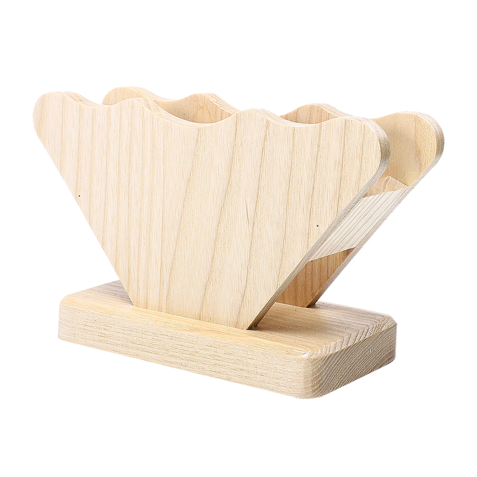 

Wooden Coffee Paper Rack Premium Material Large Capacity Dustproof Compact Size Desktop Coffee Filter Paper ganization