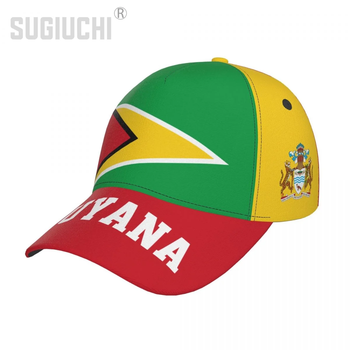 Unisex Guyana Flag Guyanais Adult Baseball Cap Patriotic Hat for Baseball Soccer Fans Men Women