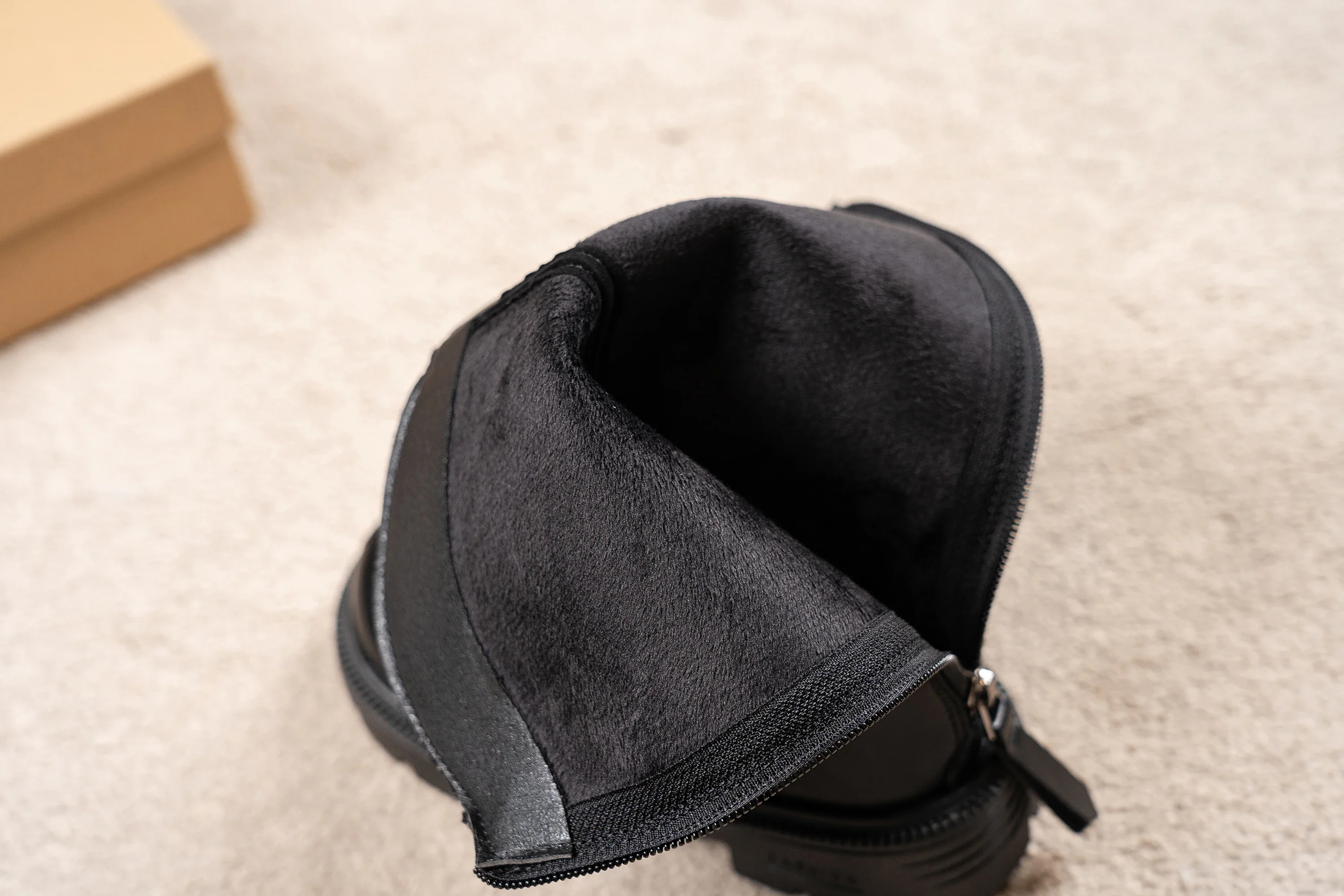 2026 Neue Mädchen-Winterstiefel, hoch, mit Fleecefutter, warm, rutschfest, dicke Sohle, Reißverschluss hinten, für kaltes Wetter, tägliche Outdoor-Stiefel – Detail 9