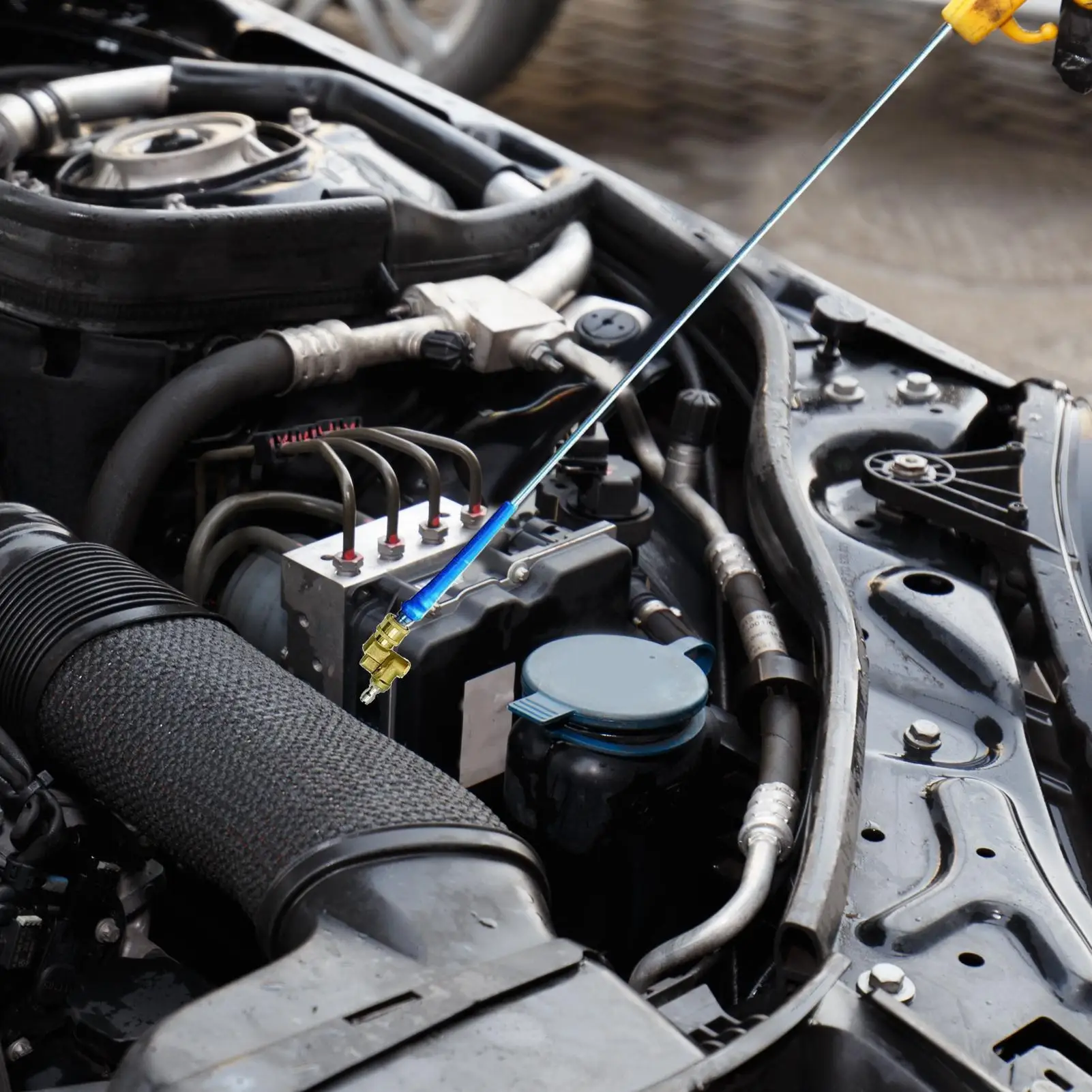 

Инструмент для обслуживания палочки для чистки радиатора для резервуара для воды, эффективный аксессуар для обслуживания резервуара для воды для грузовика, автомобиля, бытового автофургона