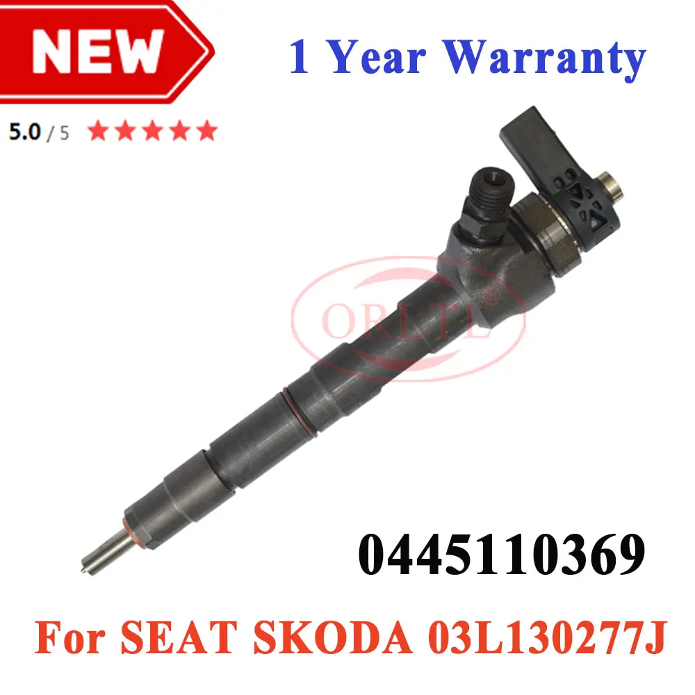 

0445110369 03L130277Q Fuel Injector Nozzle 03L130277J 03L130855CX For A1 A3 A4 A5 A6 Q3 Q5 TT S-koda V-W 0 445 110 369