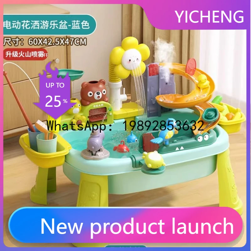 

Children's Dishwasher Kitchen Toy Baby Water Play Water Park Pool Circulating Water Play House Summer