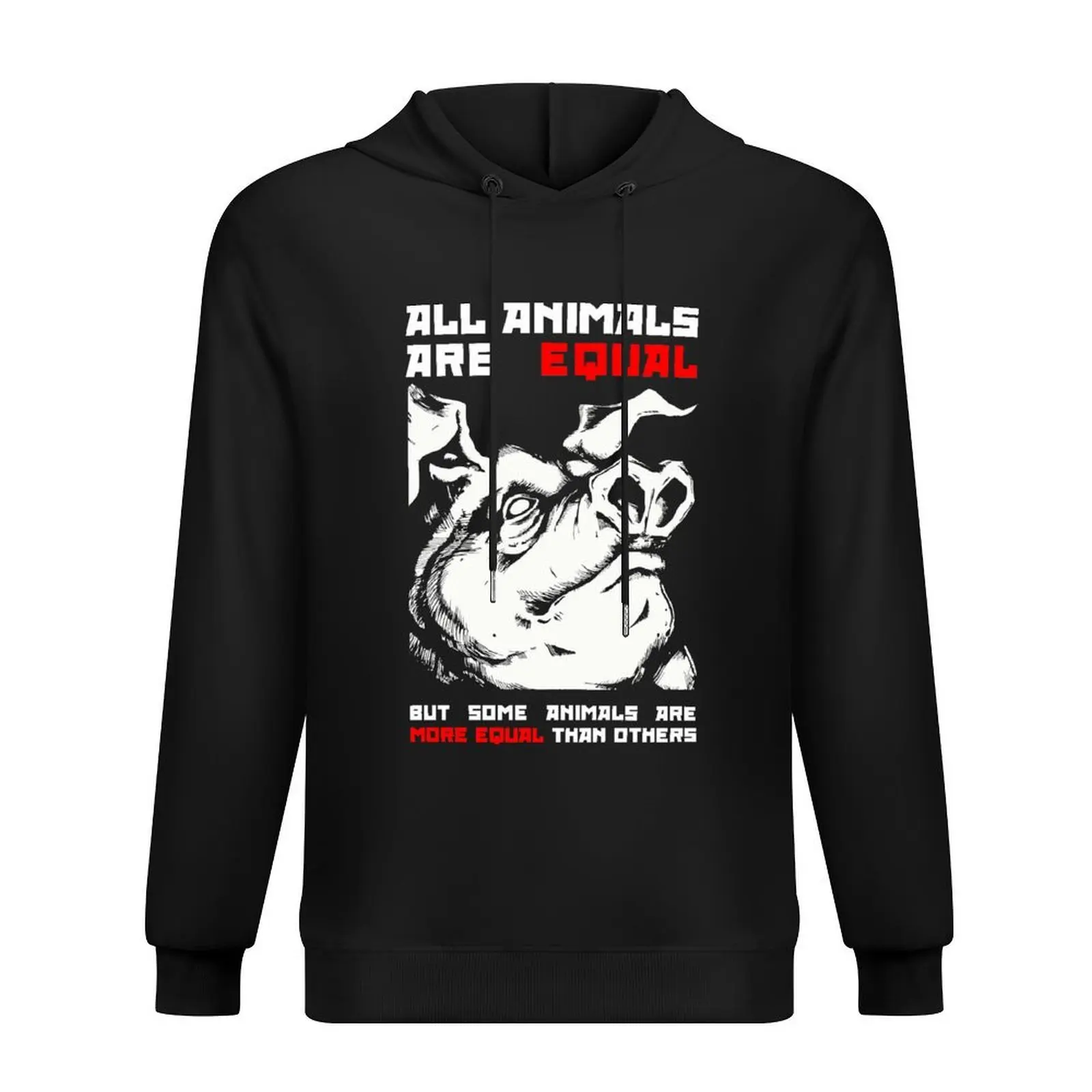 

All animals are equal (dark) Hoodie autumn jacket men fashion men aesthetic clothing clothes for men hoodies and sweatshirts new