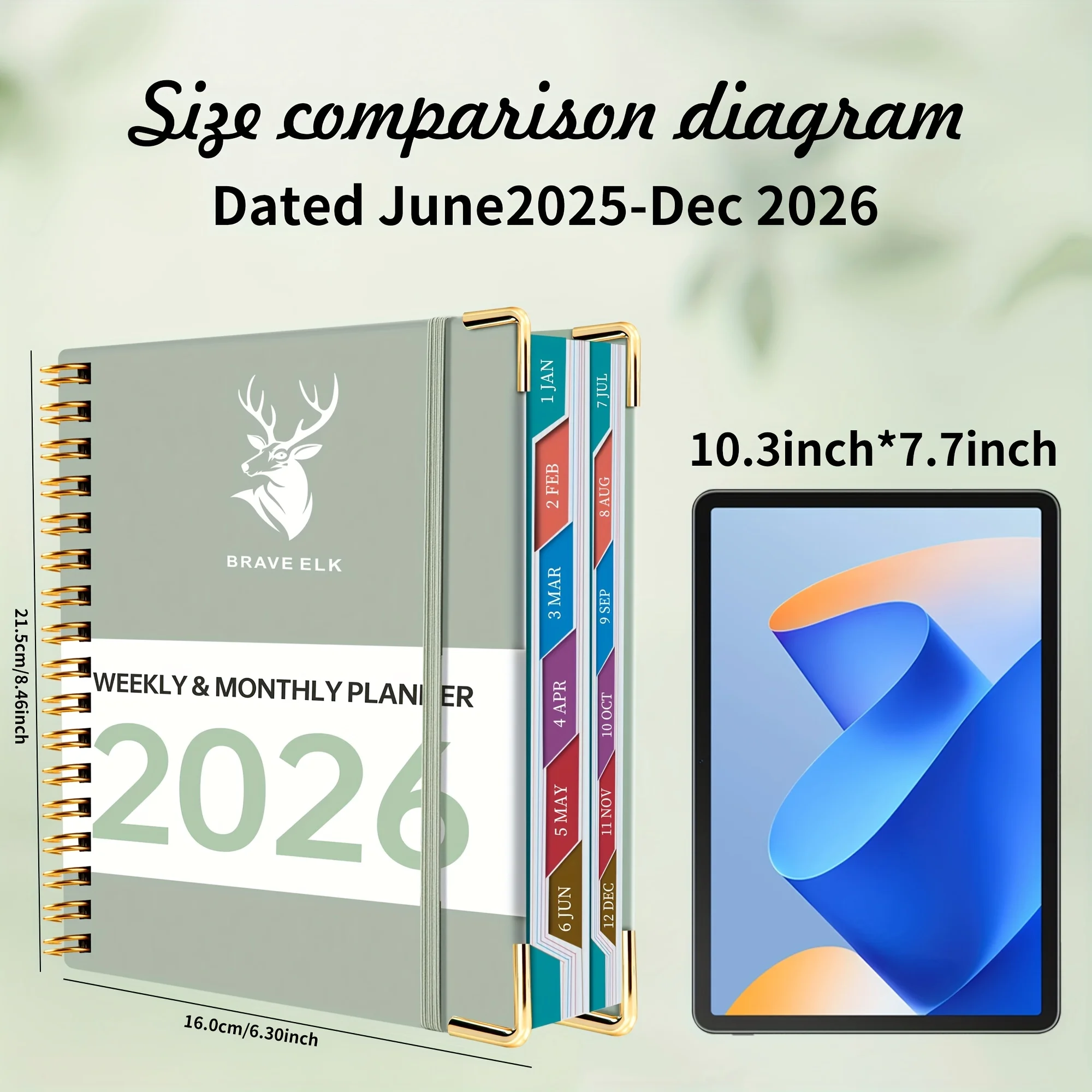 جدول يومي للطلاب لعام 2026، كتاب خطة أسبوعي مع ربط حلزوني وغطاء صلب، مناسب للطلاب والمخطط الأسبوعي #4