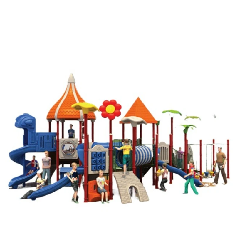 

Outdoor park small plastic playground slide for gym set