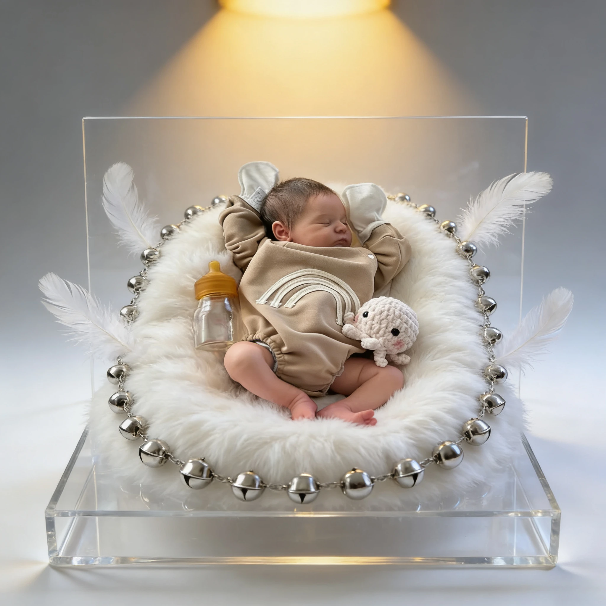 

19-дюймовая кукла реборн Laura для новорожденных, спящая ребенок, настоящая мягкая на ощупь кукла с ручными укорененными волосами для девочек, коллекционная реалистичная игрушка