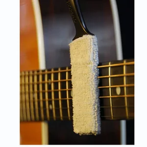 Guitarra escova de limpeza, acessórios dupla cabeça, para corda, para limpeza de violão, remoção de pó, instrumento musical, 1 peças 10 principais vendas limpador de cordas de violão - №6