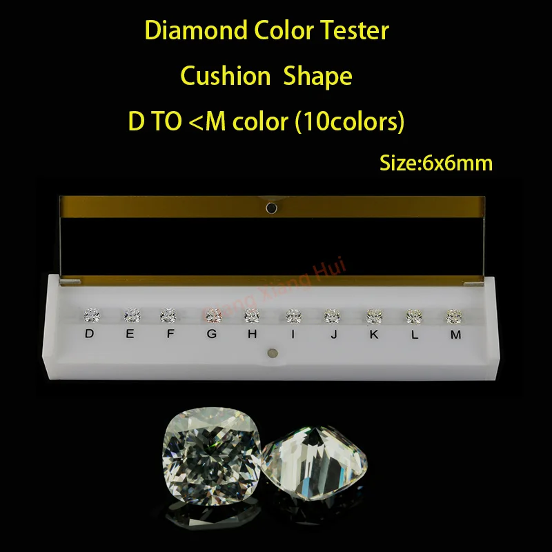 Difference shaped Diamond grade color standard cz master and D To M white Color with laser Cubic Zirconia stone Tester Tools