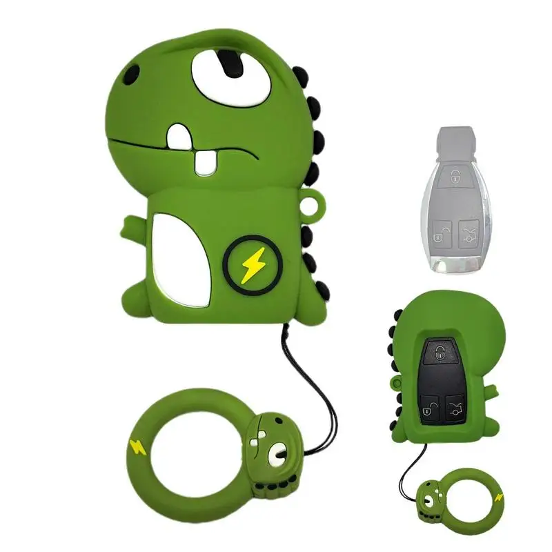 Car Key Fob Case Car Key Fob Holder Cover Reusable Keychain Coin Holder Vehicle Remote Key Fob For Men Adults Birthday Gift