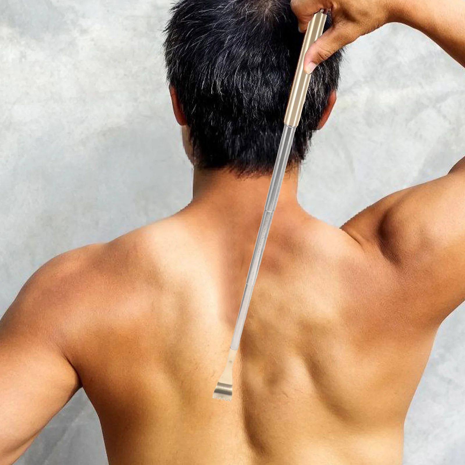 

Portable Back Scratcher Retractable Metal Design Multi Functional Body Itch Reliever for Hard to Reach Areas Back Scratcher