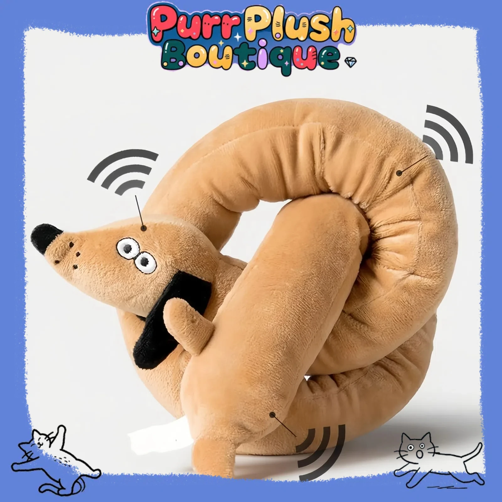 

Super-long Dachshund Plush Toy Dog Toys Consume Energy and Relieve Boredom Artifacts Stuffed Plush Toys for Kids Spoofing Gifts