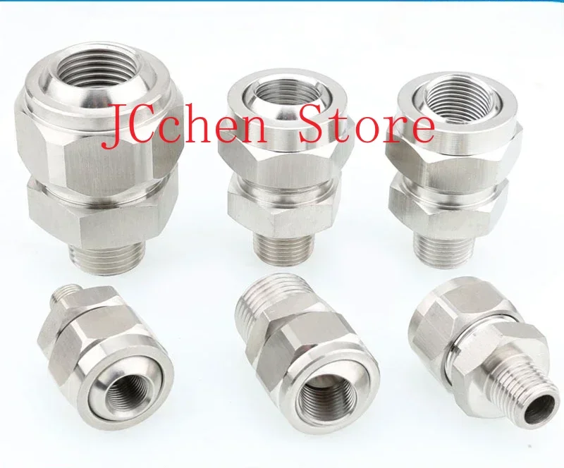 

304 Stainless Steel 155 Adjustable Ball Joint Universal Quick Adapter Rotary Nozzle Nozzle