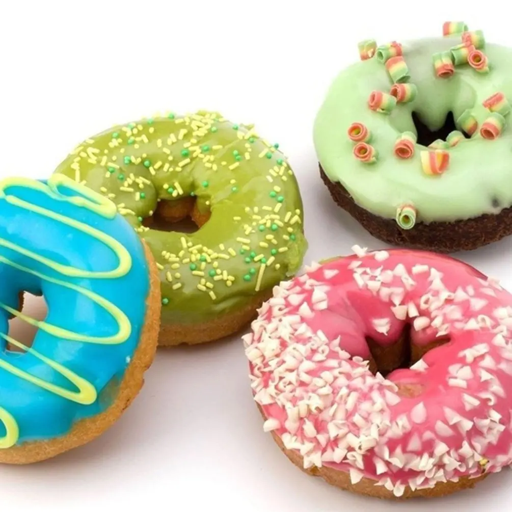Molde de donuts de plástico, dispensador Manual portátil, fácil y rápido, herramienta para hornear, utensilios de cocina