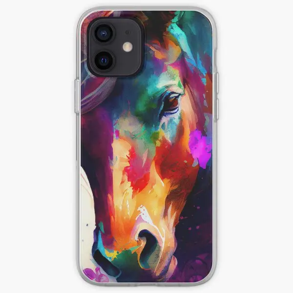 Spirit Animal Horse Iphone Tough Case  Phone Case Customizable for iPhone 6 6S 7 8 Plus 11 12 13 14 Pro Max Mini X XS XR Max