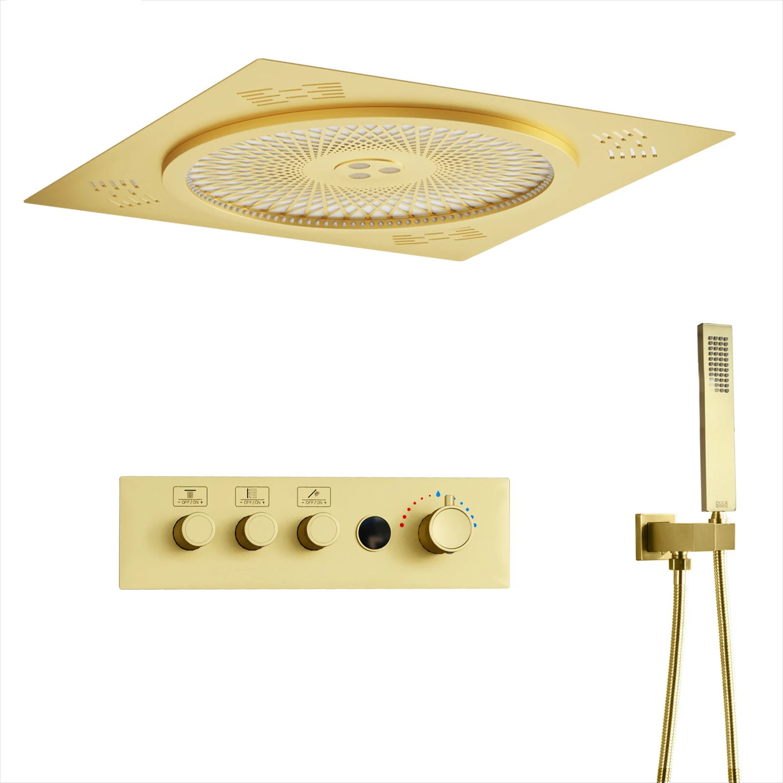 Modern Embedded Waterfall Shower System