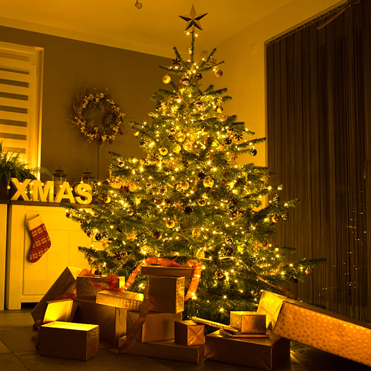 24V Filo di Rame LED String Light Lucine 50M 100M Natale Led Ghirlanda Lampada Camera Da Letto Giardino Esterno Capodanno Decor Illuminazione