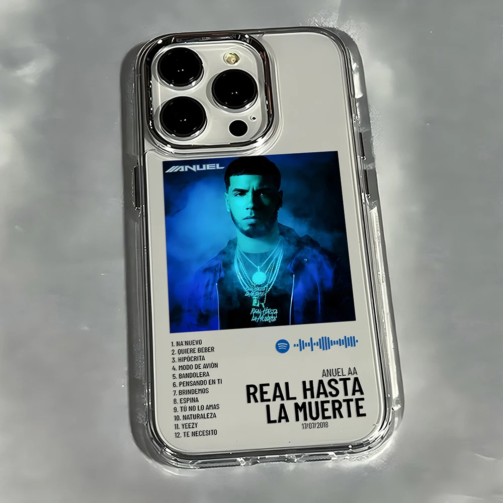 Anuel AA rapper Real Hasta La Muerte Phone Case for Samsung Galaxy A73 A16 A35 A55 A25 A15 A56 A54 A36 A34 A24 A26 4G 5G Cover