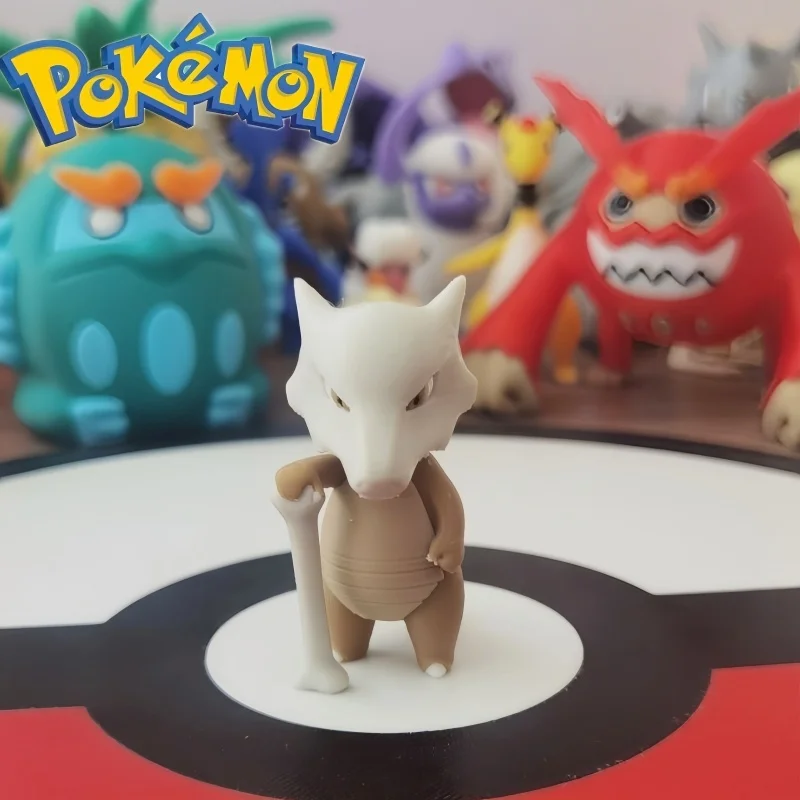 New Pokemon Marowak Anime Figures Proportion World 1:20 Diy 3d Printing Cute Cartoon Character Desktop For Kid Birthday Gifts