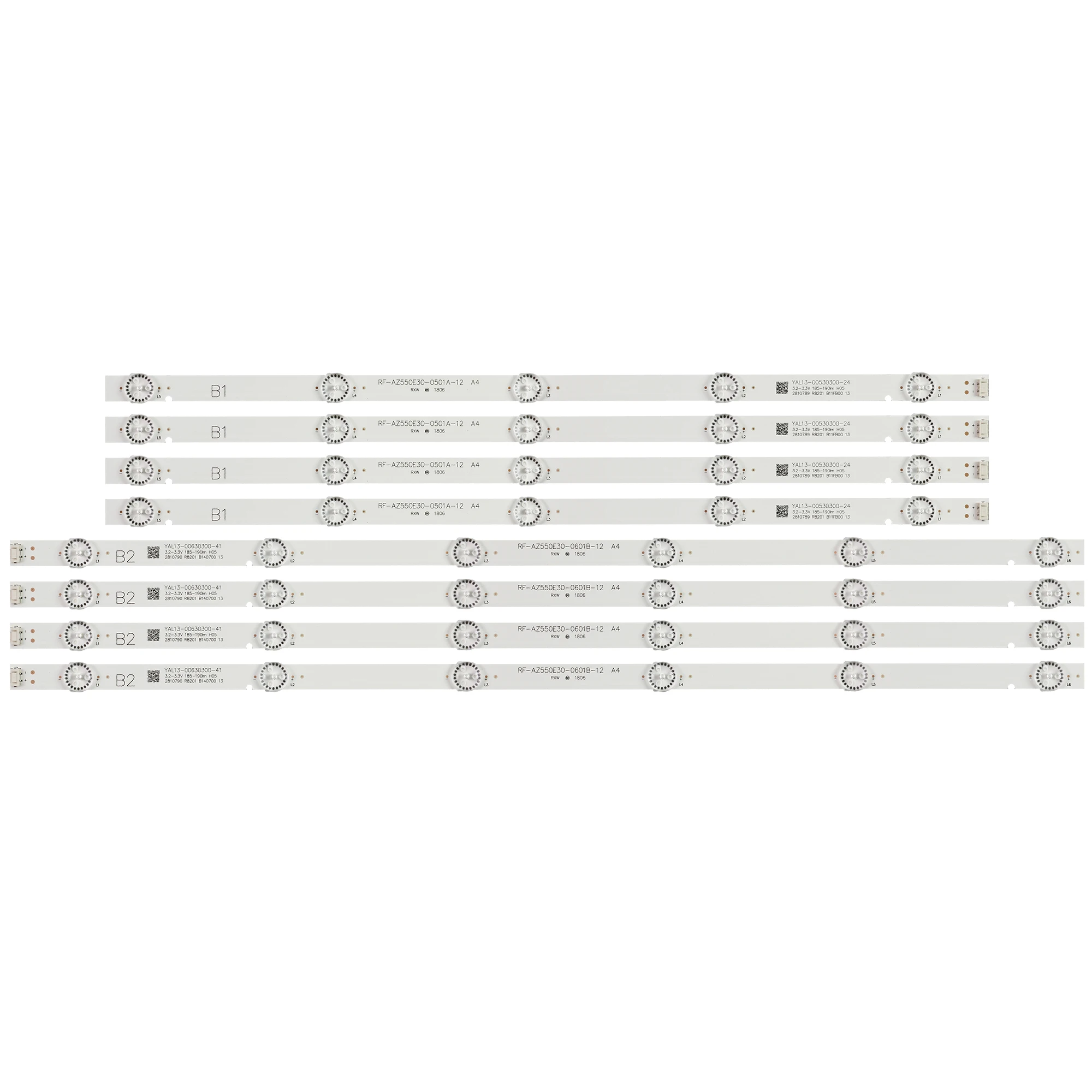 Bande de rétro-éclairage LED pour TV 55 pouces, 55UJ6200 55UJ6200-UA RF-AZ550E30-0501A-12 RF-AZ550E30-0601B-12 SDL550WY LD0-910 55E388G
