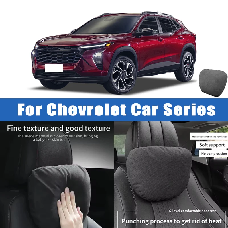

Top Quality Car Headrest Neck Support Seat Soft Neck Pillow Breathable For Chevrolet Malibu Cruze Camaro Equinox Blazer Tahoe