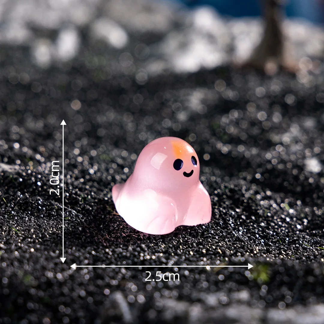 Creative funny Halloween purple ghost DIY resin accessories car ornaments micro landscape scene construction