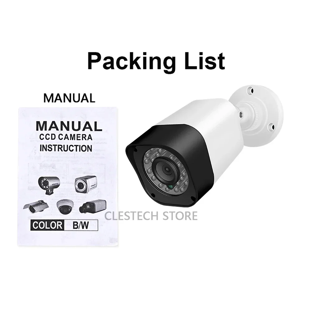 4PCS Suit 5.0MP 4CH CCTV System AHD Mini Camera KIT 4in1 OSD Menu 4MP HD Home Security Surveillance Set Outdoor Waterproof IP66