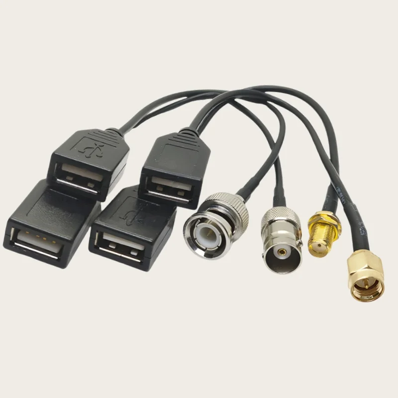 SMA BNC Male to USB Female Computer Data Cable USB Female RG174 Connection Cable