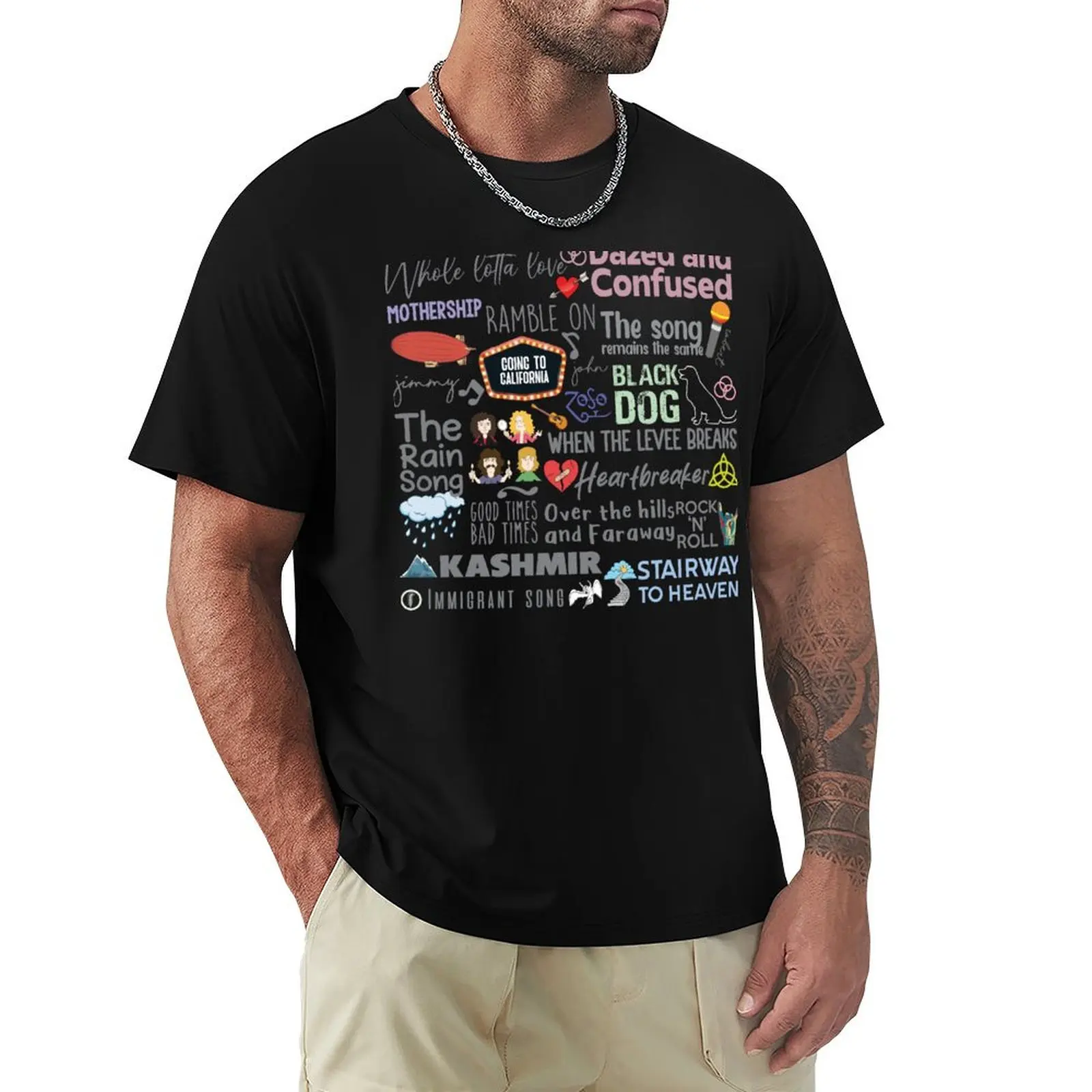 Epic Zeppelin Art T-Shirt t shirts for man cotton funny T-Shirt