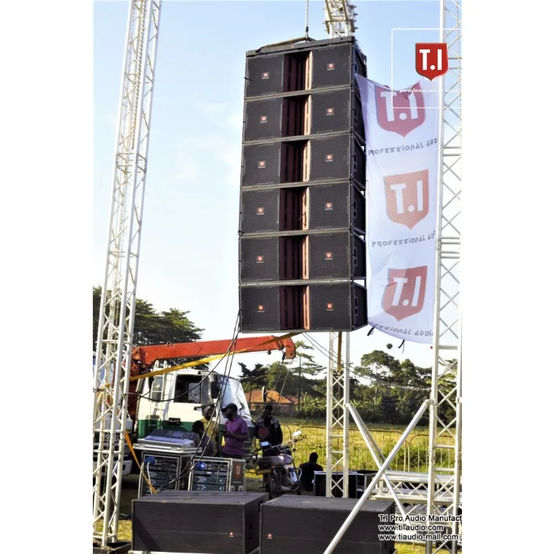 Dual 15 Inch Three Way Neodymium Waterproof Line Array Long Distance Stage Audio Speaker - view 5