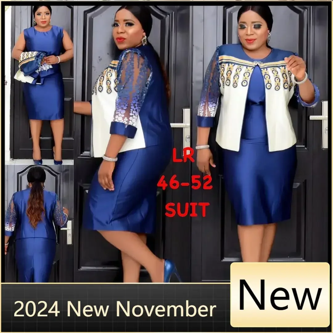 

Customized African Dresses For Women 2 Piece Set Flower Print Traditional Dashiki Muslim Fashion Abaya Boubou Robe Africaine Afr