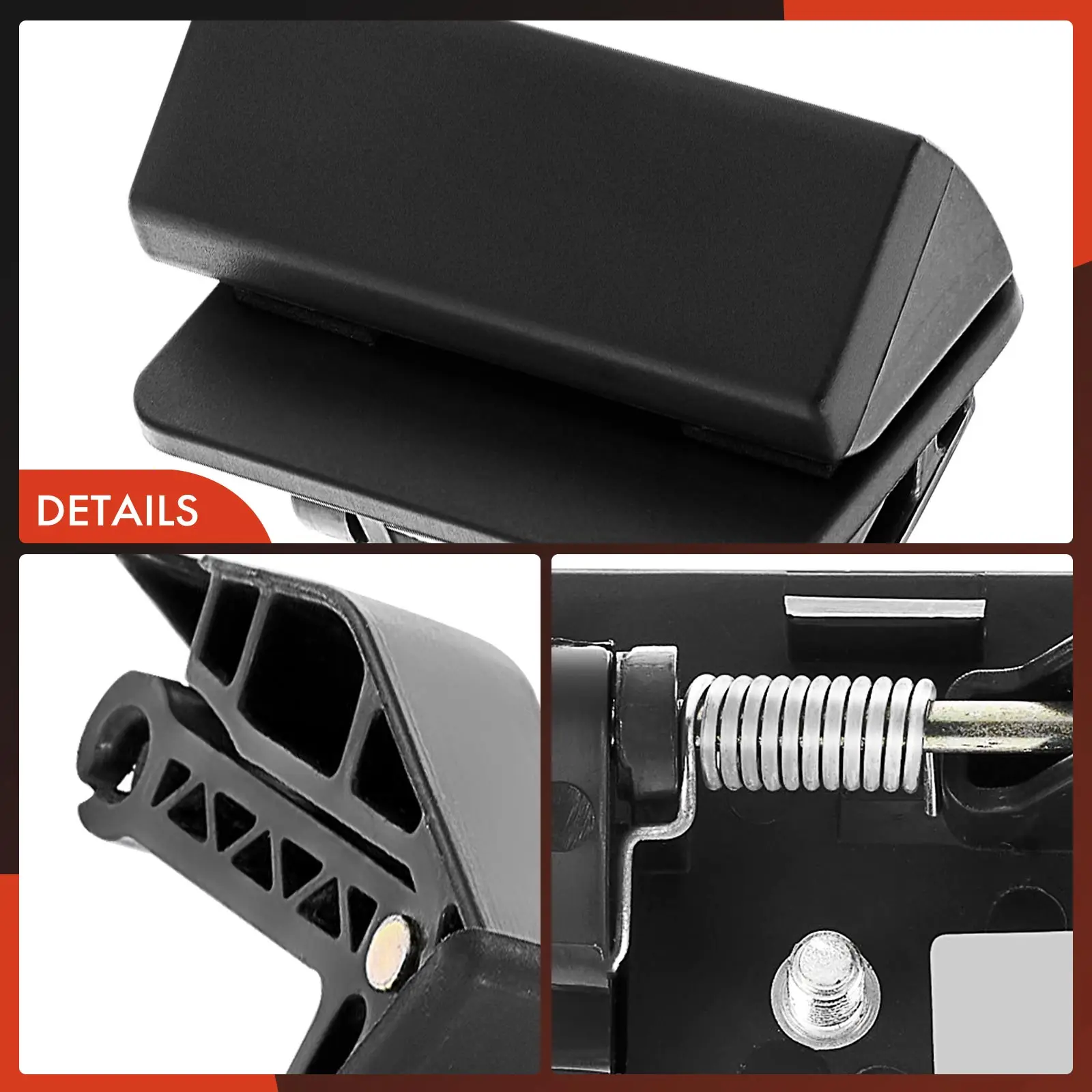A-Premium Smooth Black Tailgate Handle for Nissan Pathfinder 2008-2012