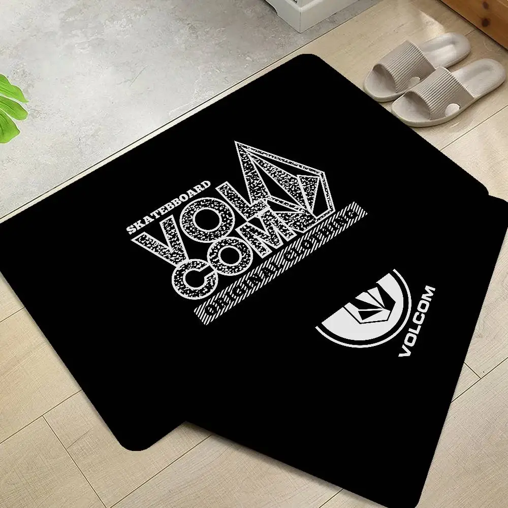 V-Volcoms Floor Carpet Anti-slip Absorb Water Long Strip Cushion Bedroon Mat Welcome Rug