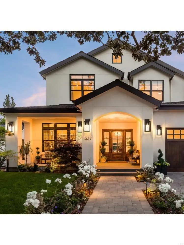 

Элегантное стеклянное железное наружное освещение для наружного освещения для крыльца, сада, патио