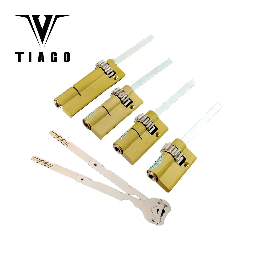 

TIAGO Полностью автоматический сердечник блокировки отпечатков пальцев с 10/11 передачами, сердечником C-класса, 2 ключами, сердечником аварийного замка