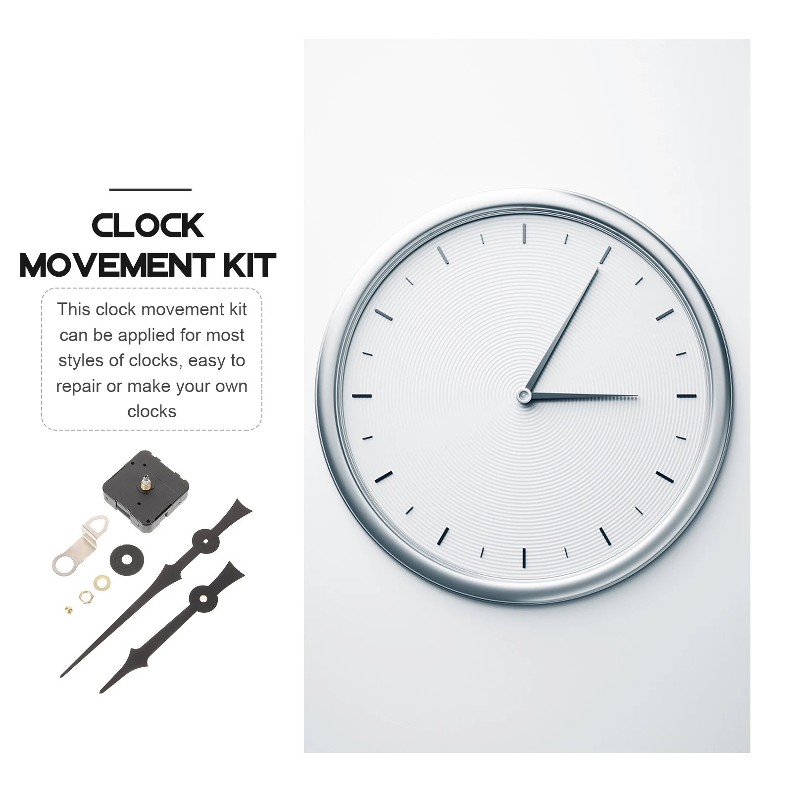 

Pointer Watch Movement Accessories Clockwork Plastic Wall Replacement Mechanism