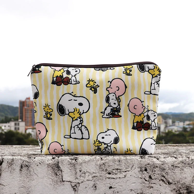 Snoopy Makeup Bag Cartoon Large Capacity Cosmetic Storage Bag Portable Travel Toiletry Organizer Women Clutch Bag Handbags