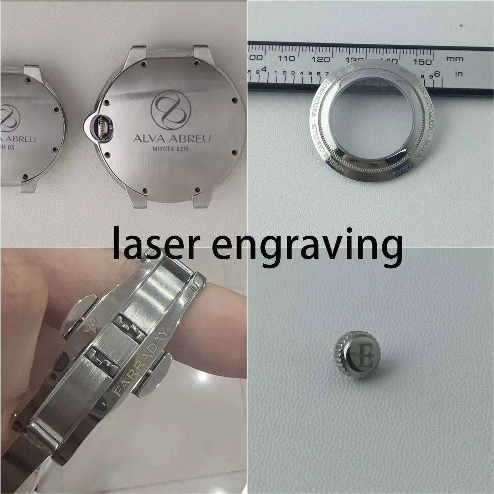 Support customized watches and their parts, laser engraving logo, 3D texture logo, painted logo, personalized logo