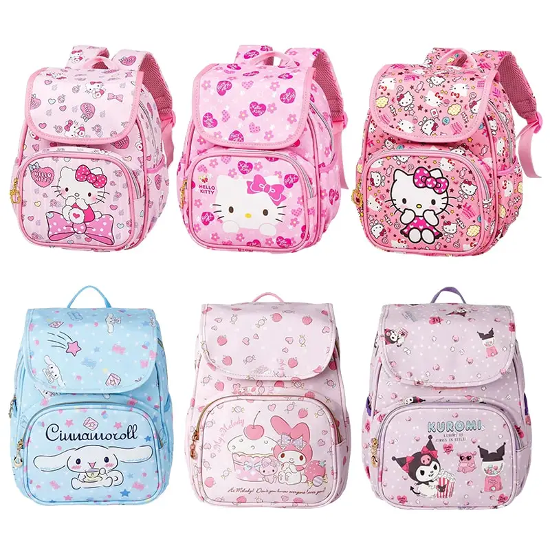 

Sanrios Cartoon Hello Kitty Melody Kulomi Messenger Bag Anime Cute Cat Casual Small Round Bag Kawaii Toy Girls Birthday Gift