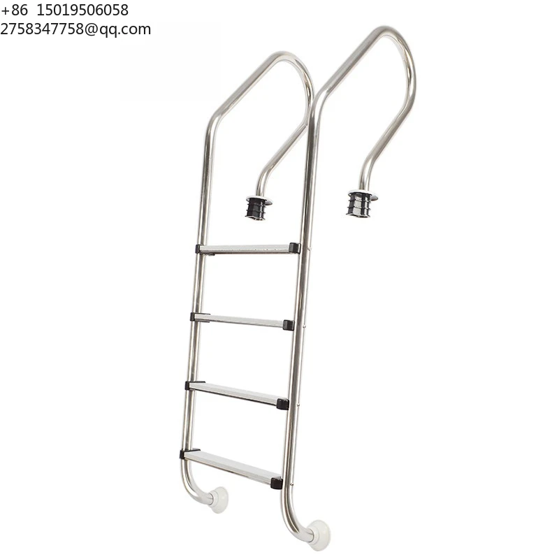 304 Stainless Steel Outdoor Swimming Pool Ladder with Safety Handrail Direct From Factory