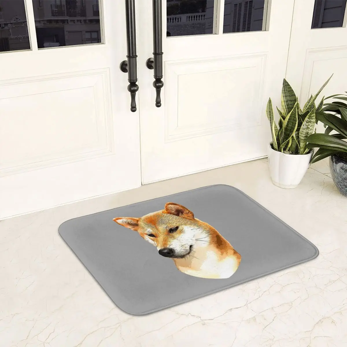 Shiba Inu Stunning Dog! Doormat Anti-skid Bathroom Floor Mats Home Entrance Rugs Kitchen Living Room Carpet Outdoor Footpad