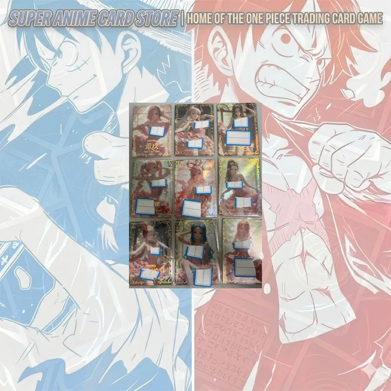 Japanese Anime One Piece Card Set Lk Sf Slx Qwf Sp Nami Shirahoshi Nico Robin Tashigi Perona Boa Hancock Collectible Cards