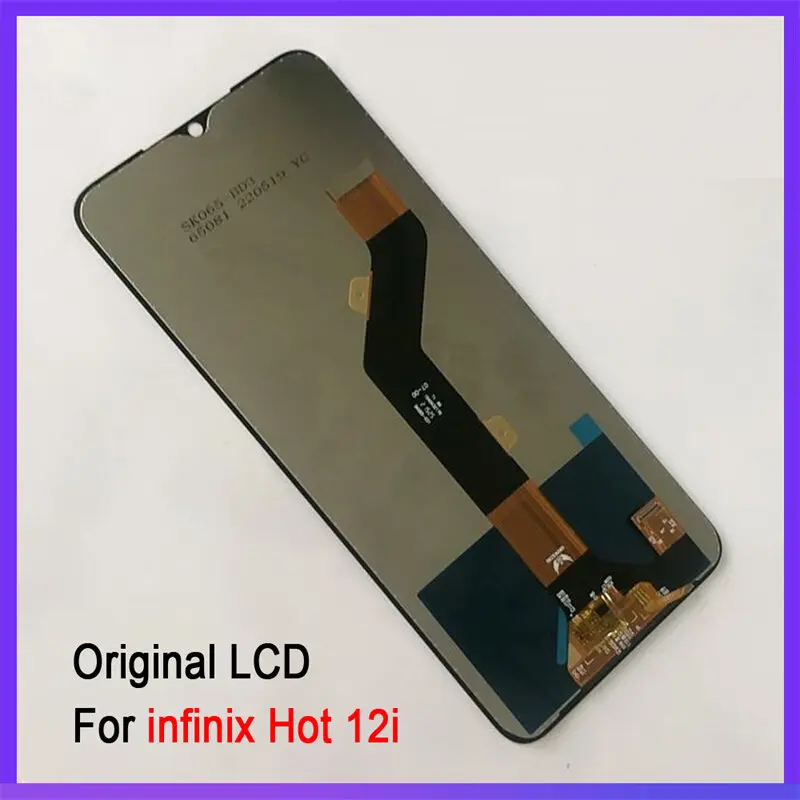 Imagem -04 - Lcd Original para Infinix Quente 12i X665 X665b Display Lcd de Toque Digitador da Tela Substituição