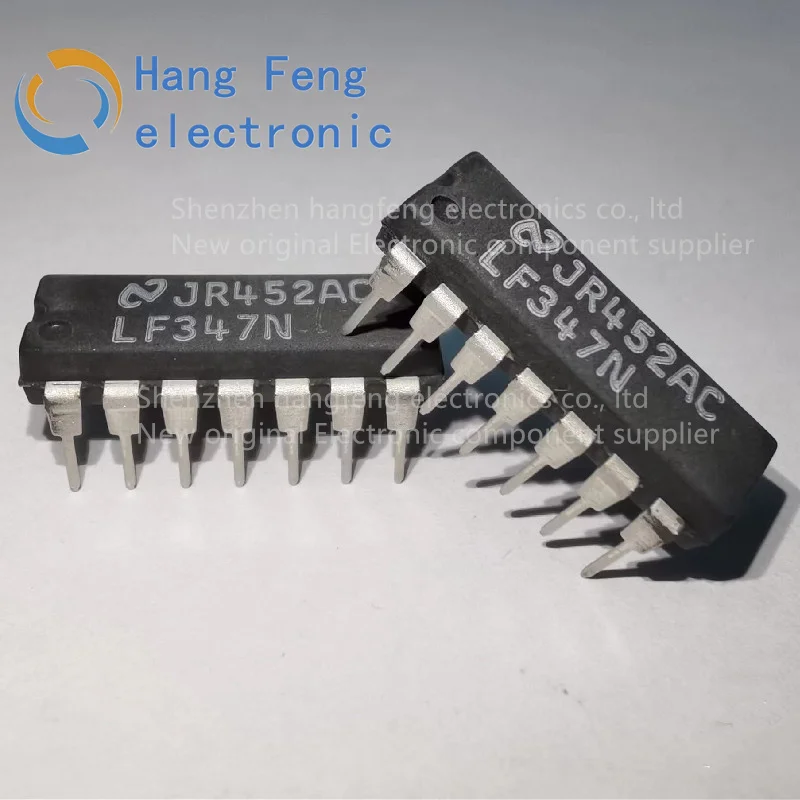 10PCS LF347N LF347CN Mark LF347N DIP14 Wideband JFET Input Quad Op Amp New Original