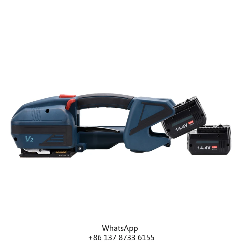 V2 Battery-Powered Strapping Machine Electric Banding Tool Handheld Strapping & Cutting Device Wireless