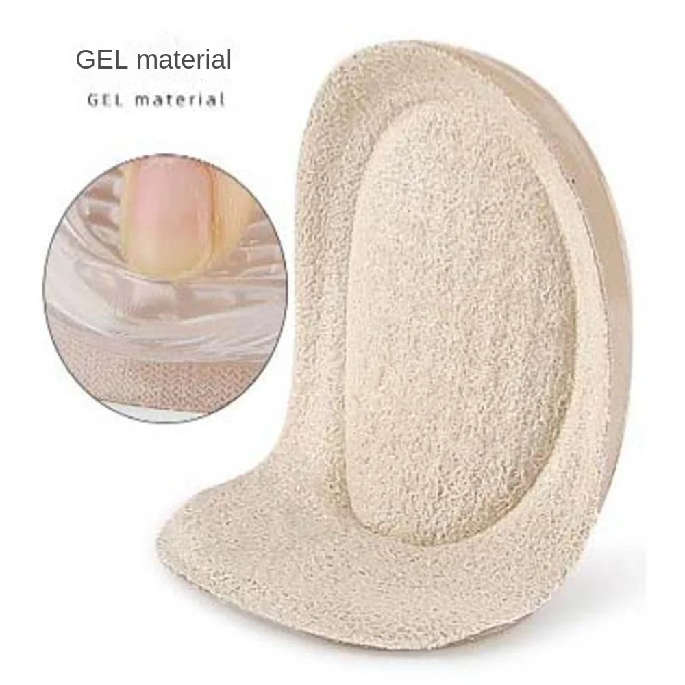 Invisible Half Cushion Heel Insoles Foot Padding High Heel Insert Heel Pads Transparent Foot Care Tools Heel Cushion Soles